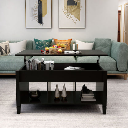 Lift Top Coffee Table-Black - Free Shipping - Aurelia Clothing