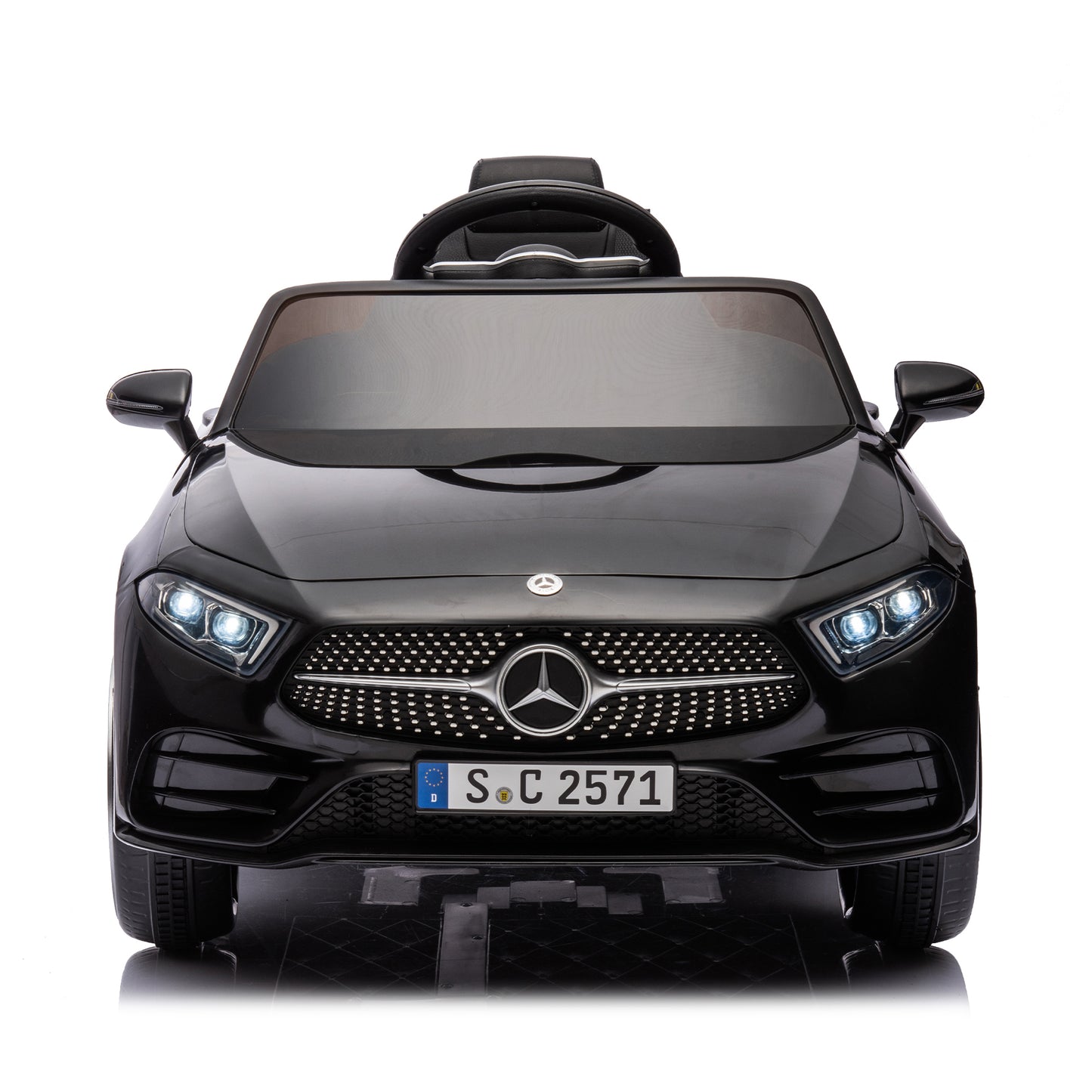 12V Kids Ride On Car w/ Parents Remote Control,Licensed Mercedes-Benz CLS 350 for Kids,Four Wheel Suspension,Power Display,Music,Volume Control,LED Lights,MP3,USB/SD for Kids 37-95 months. -  - Aurelia Clothing