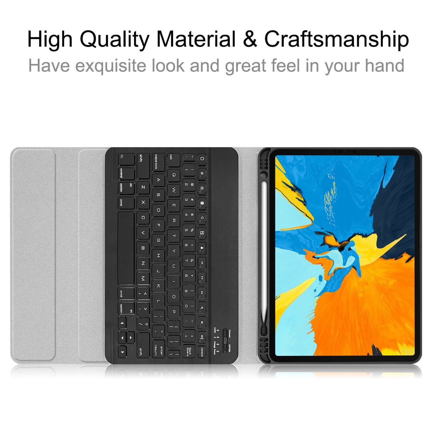 For Apple Ipad Air1/2 Ipad Pro 9.7/Ipad 9.7(2017/2018)Smart Sleep Tablet Bluetooth Keyboard Case - Free Shipping - Aurelia Clothing