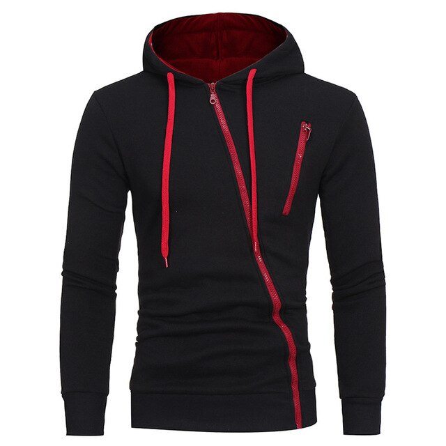 Casual Solid Tracksuit Zipper Hooded Sweatshirt Jacket +Sweatpants Mens Tracksuit - Free Shipping - Aurelia Clothing