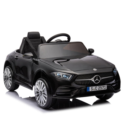 12V Kids Ride On Car w/ Parents Remote Control,Licensed Mercedes-Benz CLS 350 for Kids,Four Wheel Suspension,Power Display,Music,Volume Control,LED Lights,MP3,USB/SD for Kids 37-95 months. -  - Aurelia Clothing