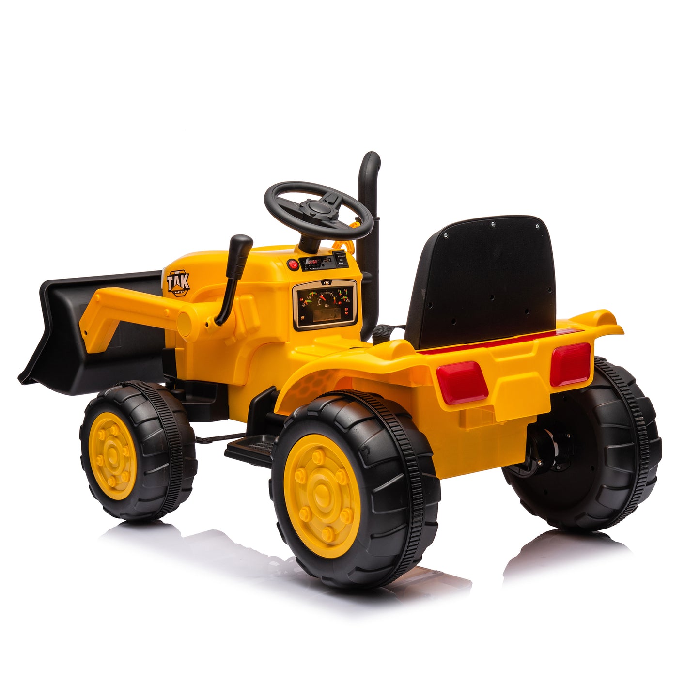 12V Kids Ride on Tractor Electric Excavator Battery Powered Motorized Car for Kids Ages 3-6, wiFront th Loader, Digging Handle, Remote Control, & Bright Headlight, Yellow - Free Shipping - Aurelia Clothing