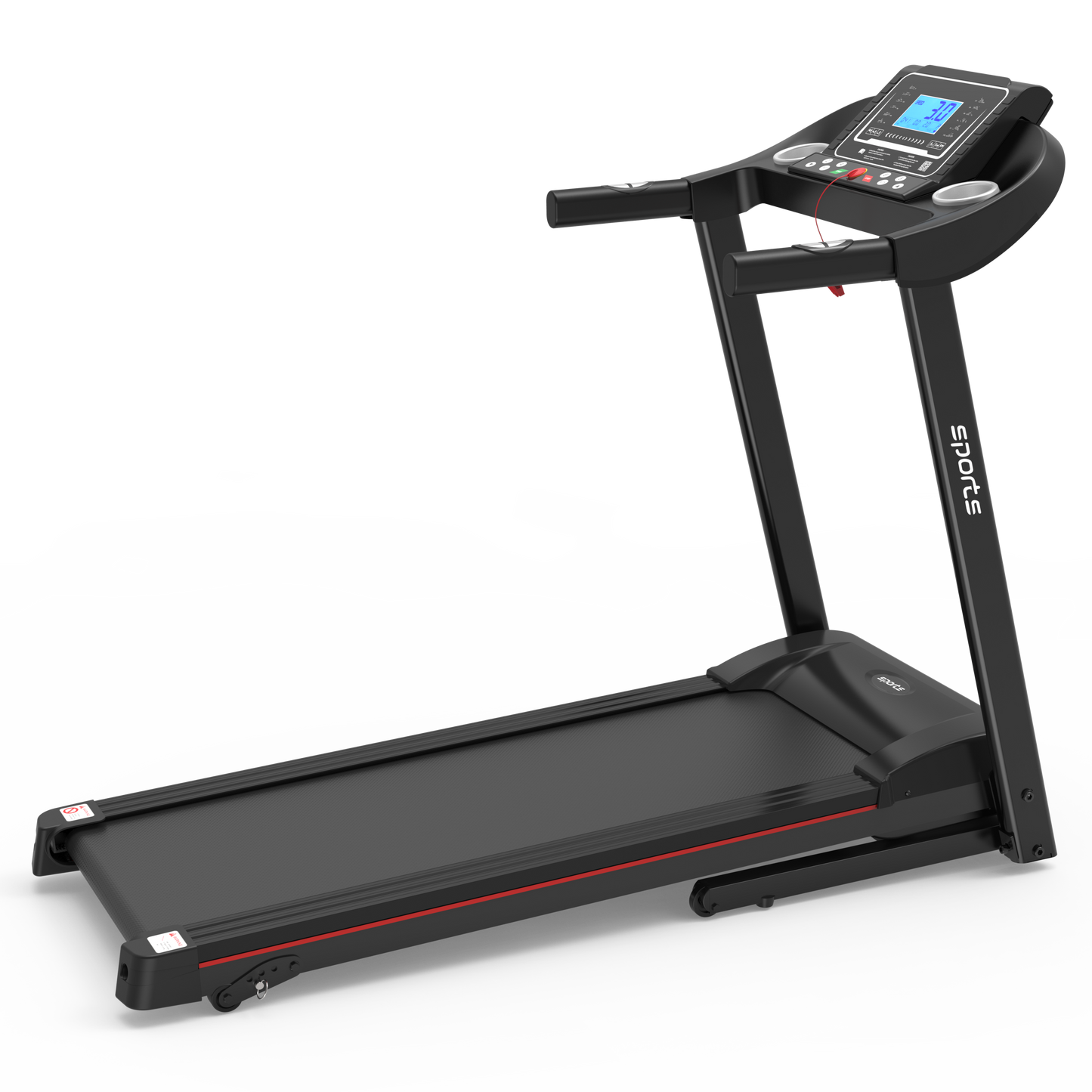 Fitshow App Home Foldable Treadmill with Incline, Folding Treadmill for Home Workout, Electric Walking Running Treadmill Machine 5" LCD Screen 250 LB Capacity Bluetooth Music - Free Shipping - Aurelia Clothing