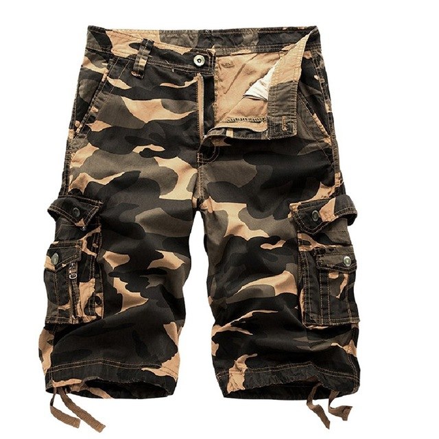 Cargo Shorts Men High Design Camouflage Military Shorts Homme Summer Outwear Hip Hop Casual Cargo Camo Men Shorts - Free Shipping - Aurelia Clothing