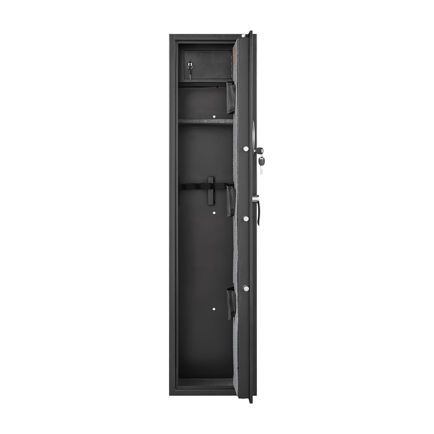 Password lock gun cabinet, can store five guns, three pistols, with internal storage box, with Magnetic introduction light - Free Shipping - Aurelia Clothing