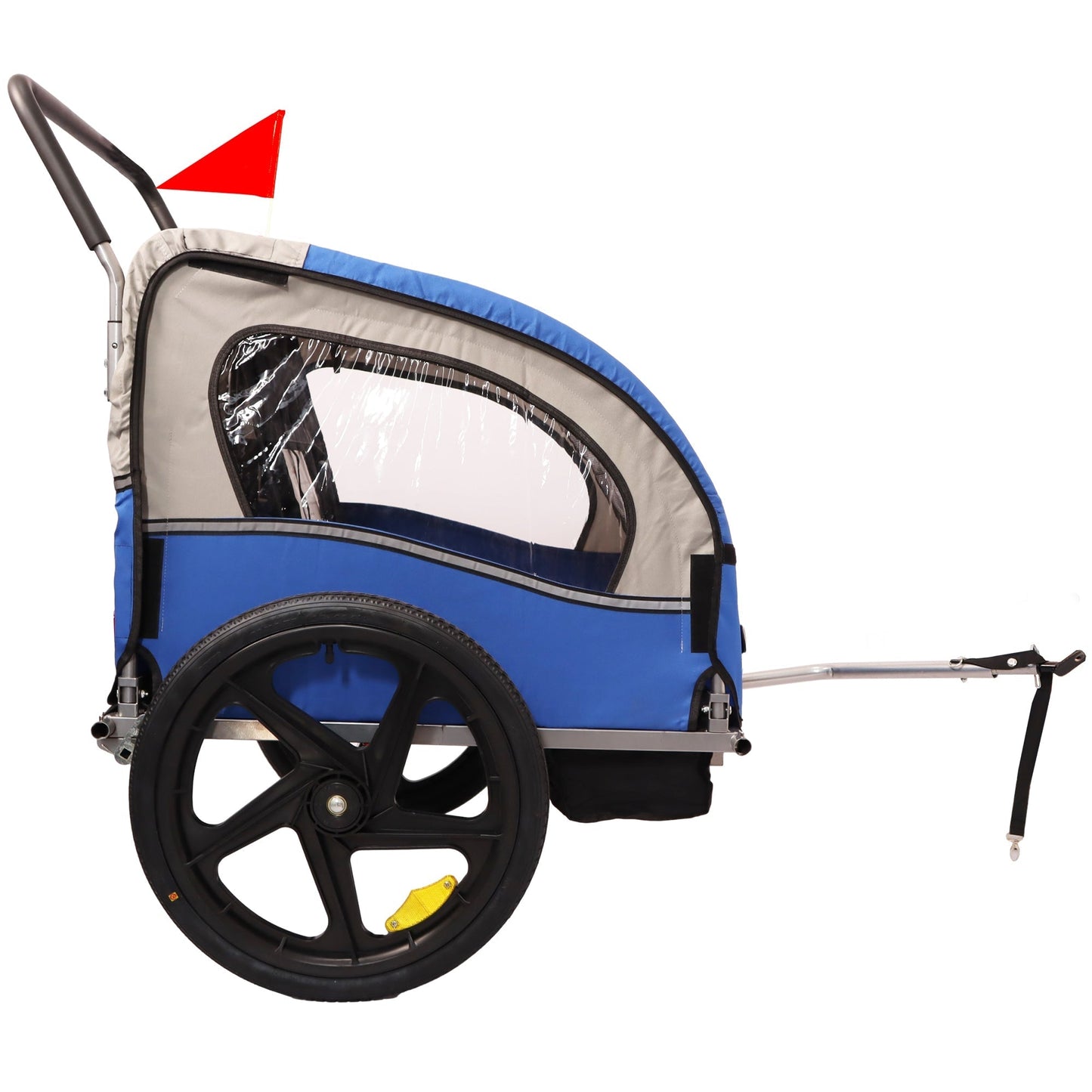 2-in-1 Double 2 Seat Bicycle Bike Trailer Jogger Stroller for Kids Children - Free Shipping - Aurelia Clothing