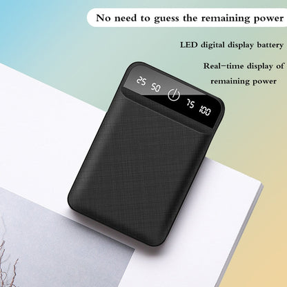 20000mAh Mini Charger Portable Two-way Fast Charging Power Bank Digital Display External Battery for iPhone Xiaomi Samsung - Free Shipping - Aurelia Clothing