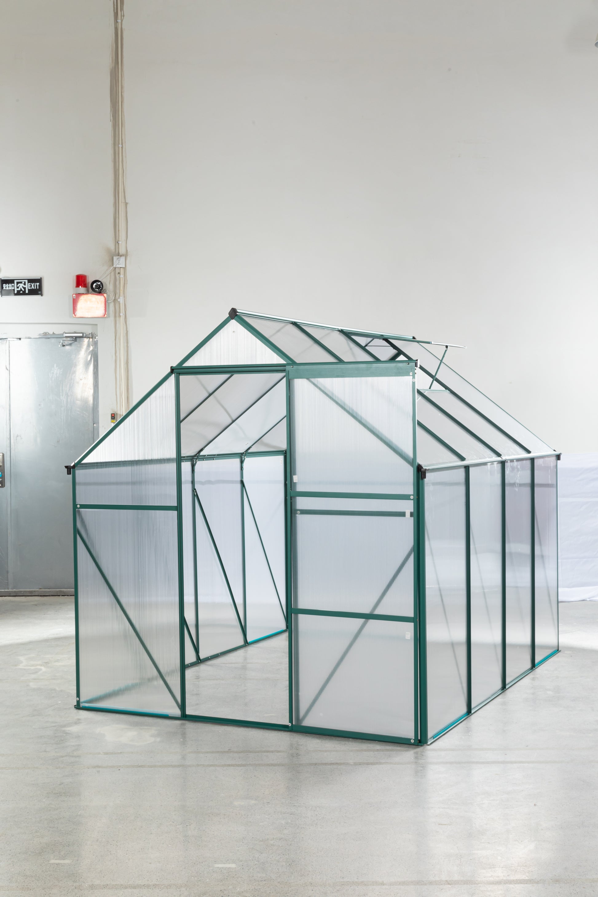 Green-6 x 8 FT Outdoor Patio Greenhouse - Free Shipping - Aurelia Clothing