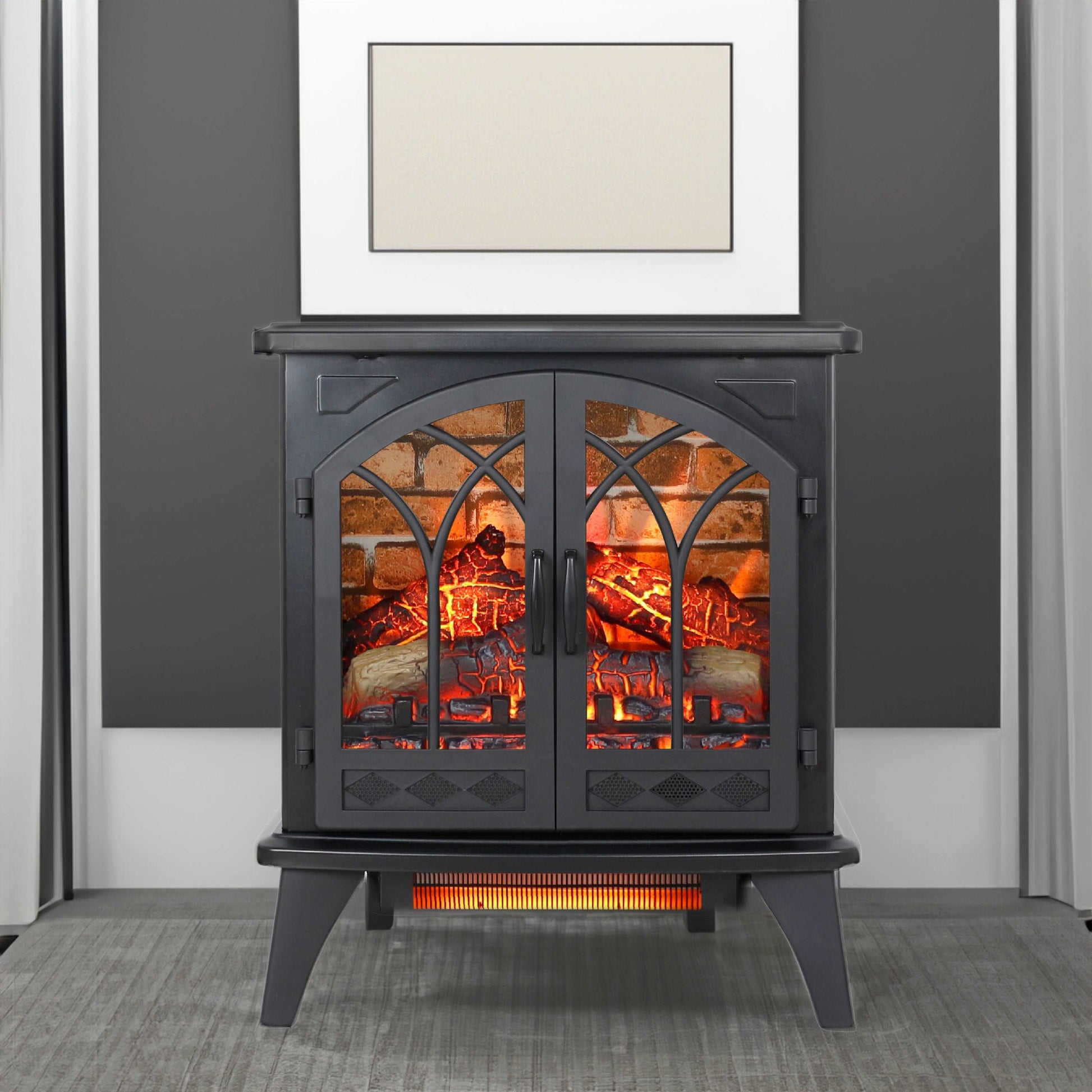 24 inch 3D Infrared Electric Stove with remote control - Free Shipping - Aurelia Clothing