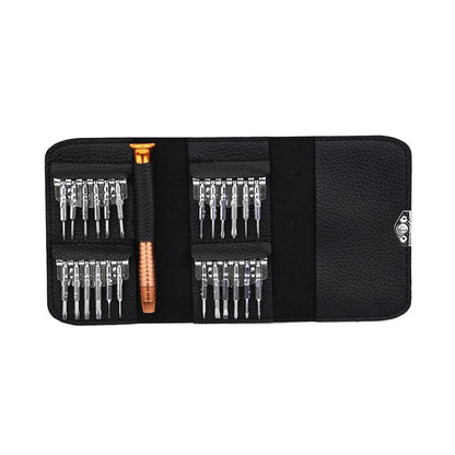 25 In 1 Leather Case Multi-Purpose Manual Screwdriver Set Mobile Phone Notebook Repair Tool - Free Shipping - Aurelia Clothing