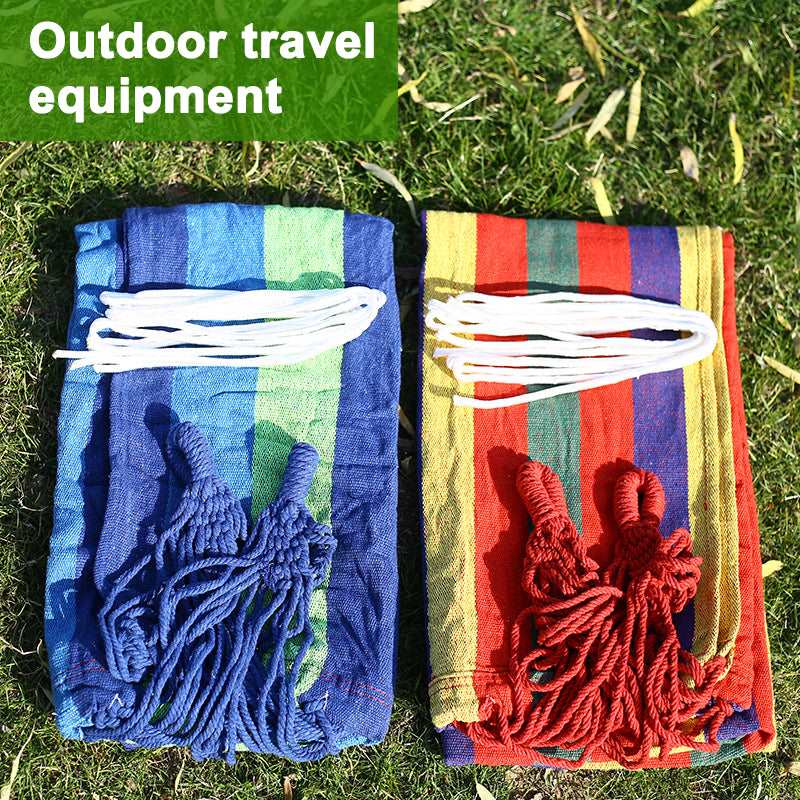 280*80cm  Camping Portable Outdoor Hammock Folding Single Hanging Canvas Hammock - Free Shipping - Aurelia Clothing