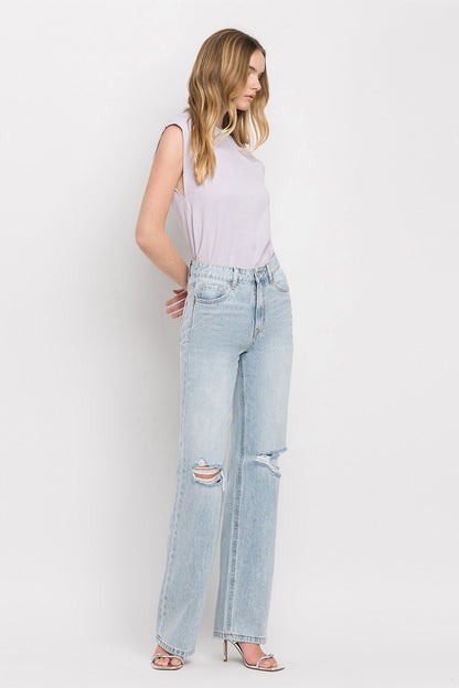 Vervet by Flying Monkey 90'S Vintage Super High Rise Flare Jeans - Aurelia Clothing