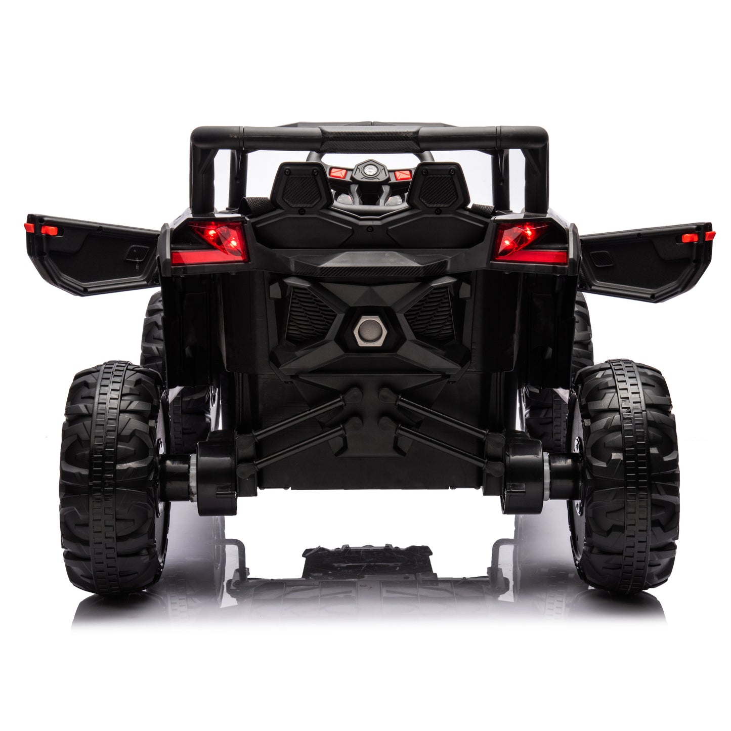 12V Ride On Car with Remote Control,UTV ride on for kid,3-Point Safety Harness, Music Player (USB Port/Volume Knob/Battery Indicator), LED Lights, High-Low Speed Switch - Off-Road Adventure f - Aurelia Clothing