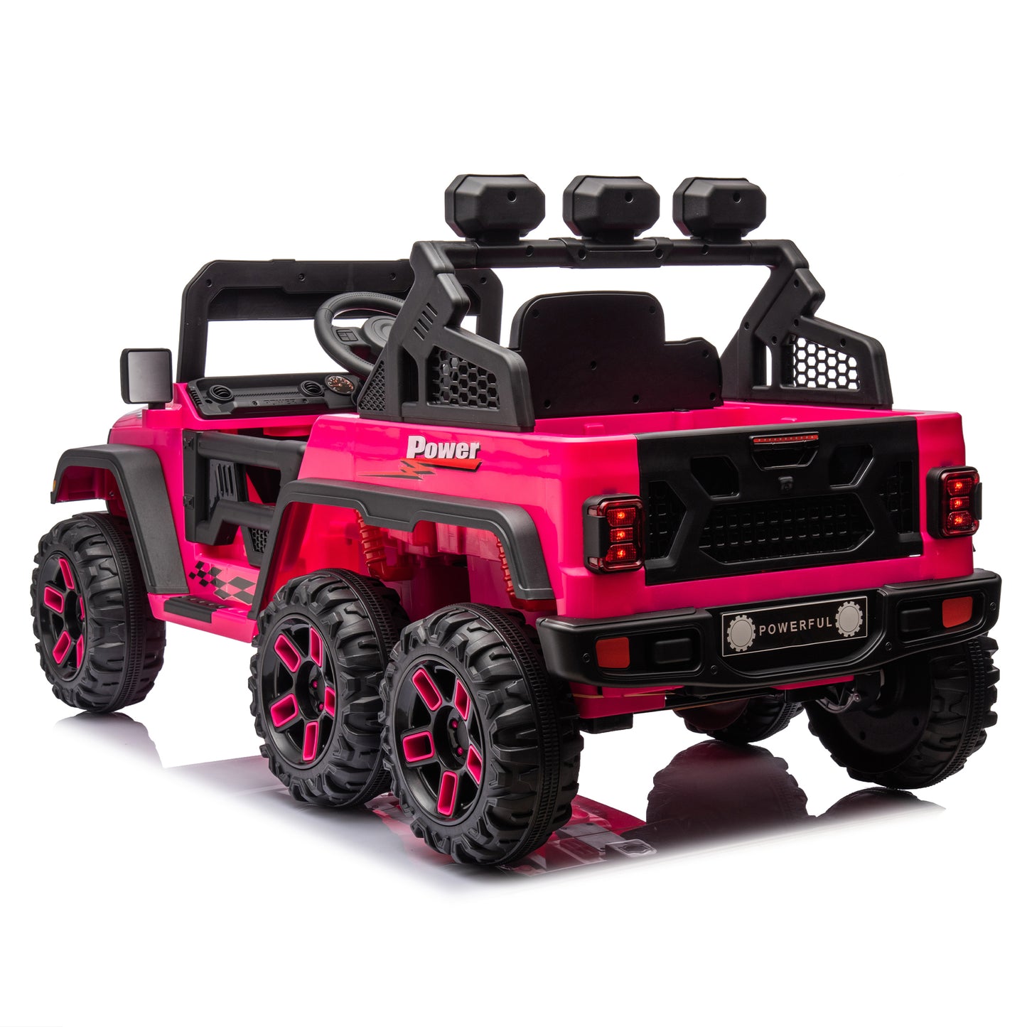 24V Ride On Large PickUp Truck car for Kids,ride On 4WD Toys with Remote Control,Parents Can Assist in Driving,Bluetooth music version,Pickup truck design with spacious storage in the rear. - - Aurelia Clothing