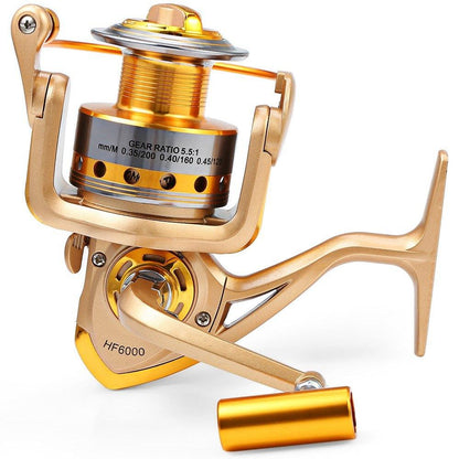 YUMOSHI HF 1000 - 7000 Fishing Reel Metal Spool Spinning Fishing Reels Folding Arm 10-Ball Bearing 5.5 : 1 Fly - Free Shipping - Aurelia Clothing