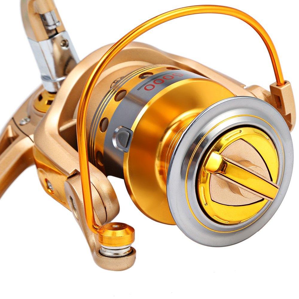 YUMOSHI HF 1000 - 7000 Fishing Reel Metal Spool Spinning Fishing Reels Folding Arm 10-Ball Bearing 5.5 : 1 Fly - Free Shipping - Aurelia Clothing