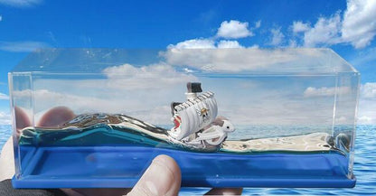 3D Ship Fluid Drift Bottle Wanli Sunshine Floating Boat Ornament Ship Going Merry Pirates Boat Decompression Toy Birthday Gift - Free Shipping - Aurelia Clothing