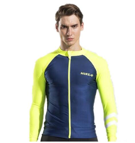 Long Sleeves Men Beach T-shirt Rash Guards Swimsuit - Free Shipping - Aurelia Clothing