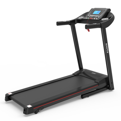 Fitshow App Home Foldable Treadmill with Incline, Folding Treadmill for Home Workout, Electric Walking Running Treadmill Machine 5" LCD Screen 250 LB Capacity Bluetooth Music - Free Shipping - Aurelia Clothing