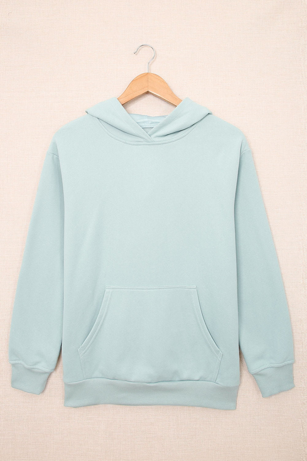 Dropped Shoulder Kangaroo Pocket Hoodie - Aurelia Clothing