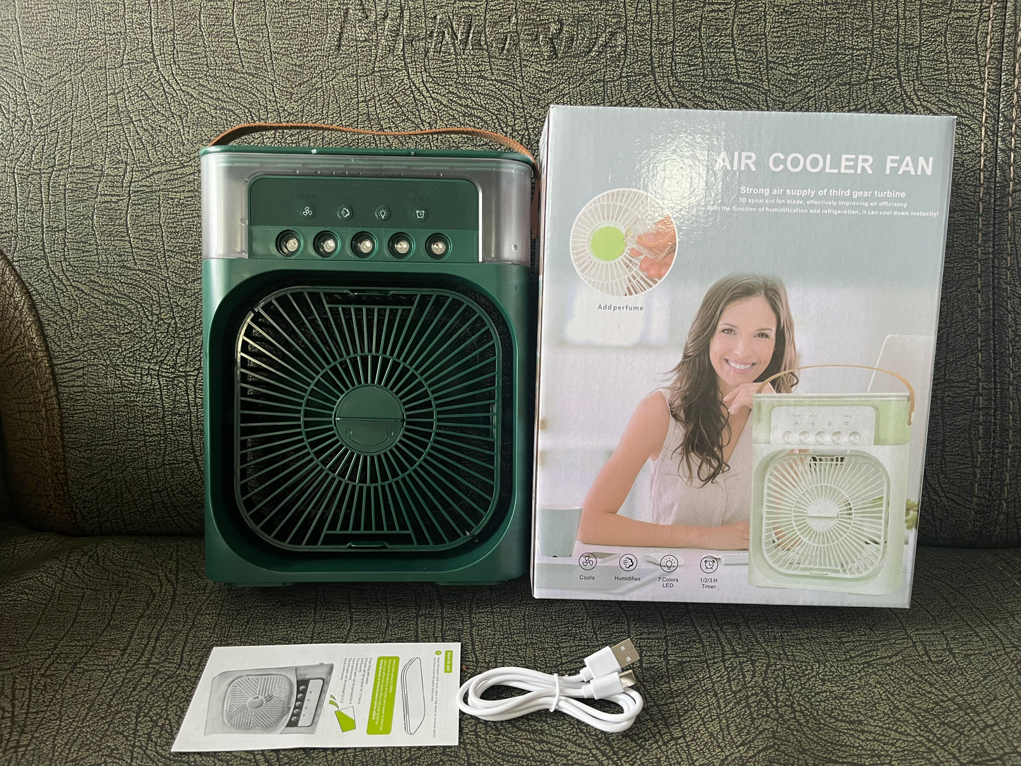 Desktop Electric Fan Air Cooler Water Cooling Spray Fan Portable Air Conditioner USB Humidification Fan Mini Air Humidifier - Free Shipping - Aurelia Clothing