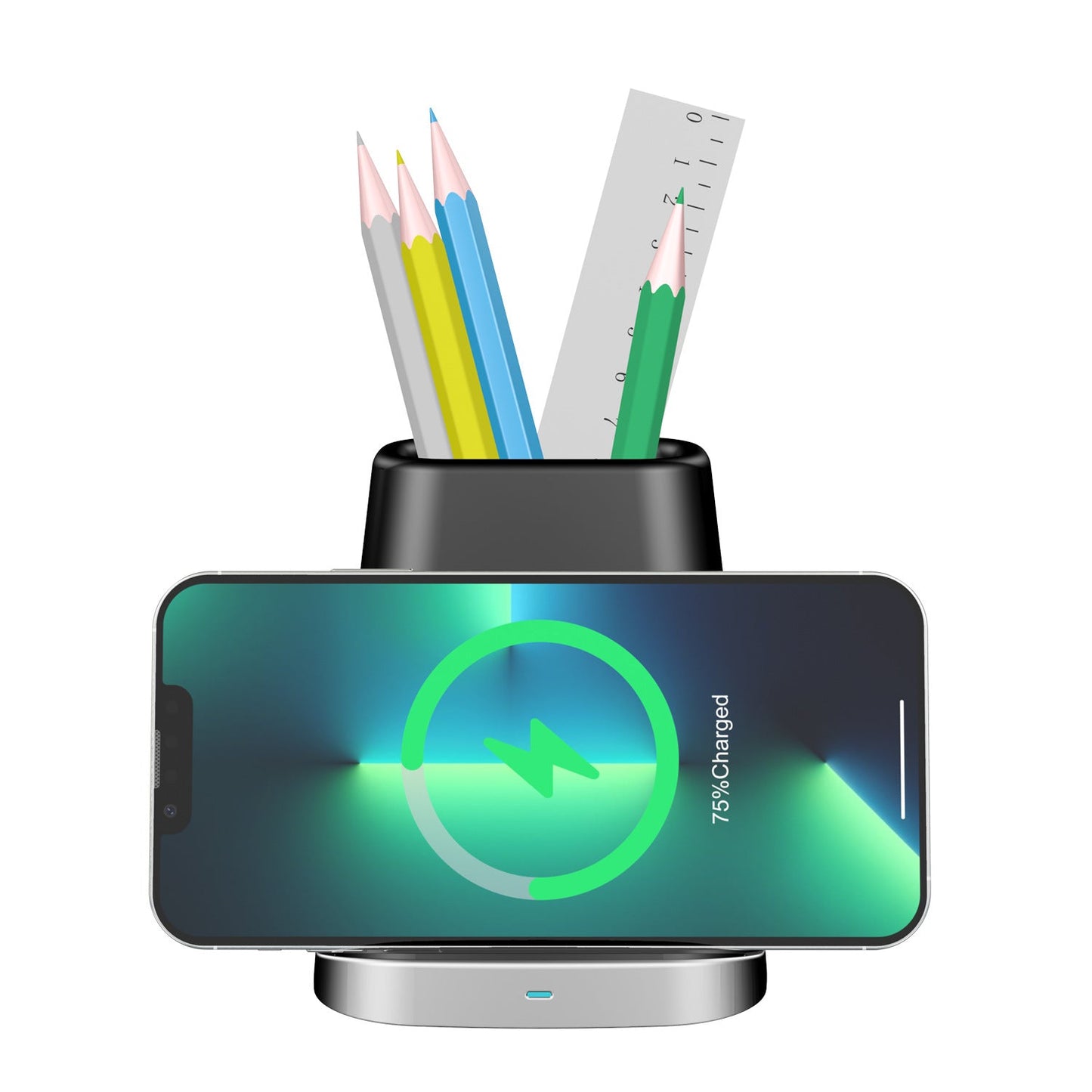 Pen Holder Wireless Charger For Apple iPhone13/12Pro Mobile Phone Samsung S21/NOTE20 Wireless Charger - Free Shipping - Aurelia Clothing