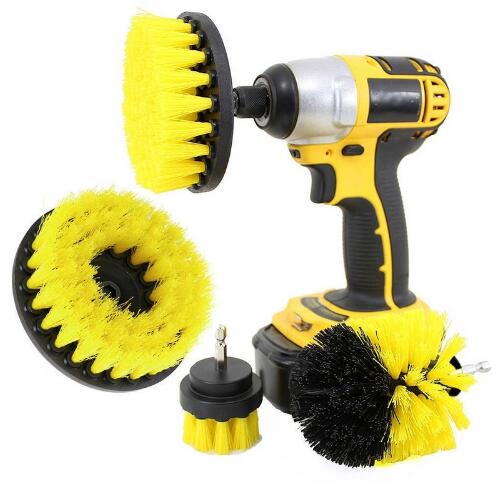 Power Scrubber Brush Set for Bathroom Car | Drill Scrubber Brush - Free Shipping - Aurelia Clothing