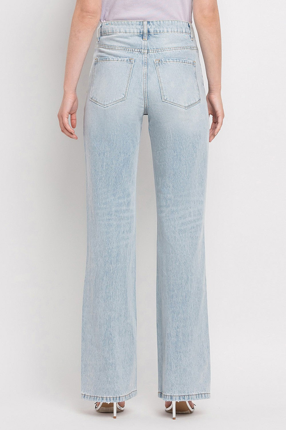 Vervet by Flying Monkey 90'S Vintage Super High Rise Flare Jeans - Aurelia Clothing