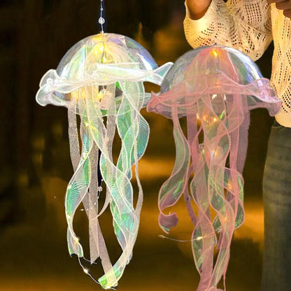 LED decorative hanging jellyfishlight realistic Handmade jelly fish led jellyfish light lantern - Free Shipping - Aurelia Clothing