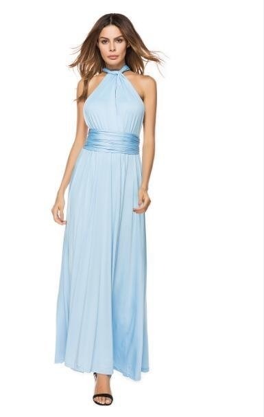 Light Blue Bridesmaid Dresses Country Beach Wedding Dress - Free Shipping - Aurelia Clothing