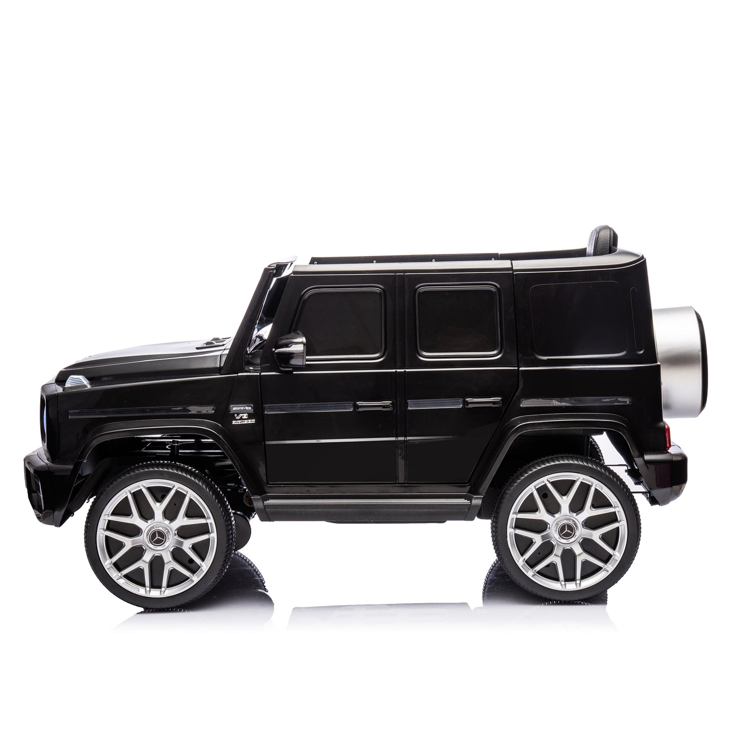 Licensed Mercedes Benz G63 Kids Ride On Car, 12V Electric Vehicle with Remote Control, Double Open Doors, Music, Bluetooth, Wheels Suspension, Battery Powered for Children Boy Girl (Black) -  - Aurelia Clothing