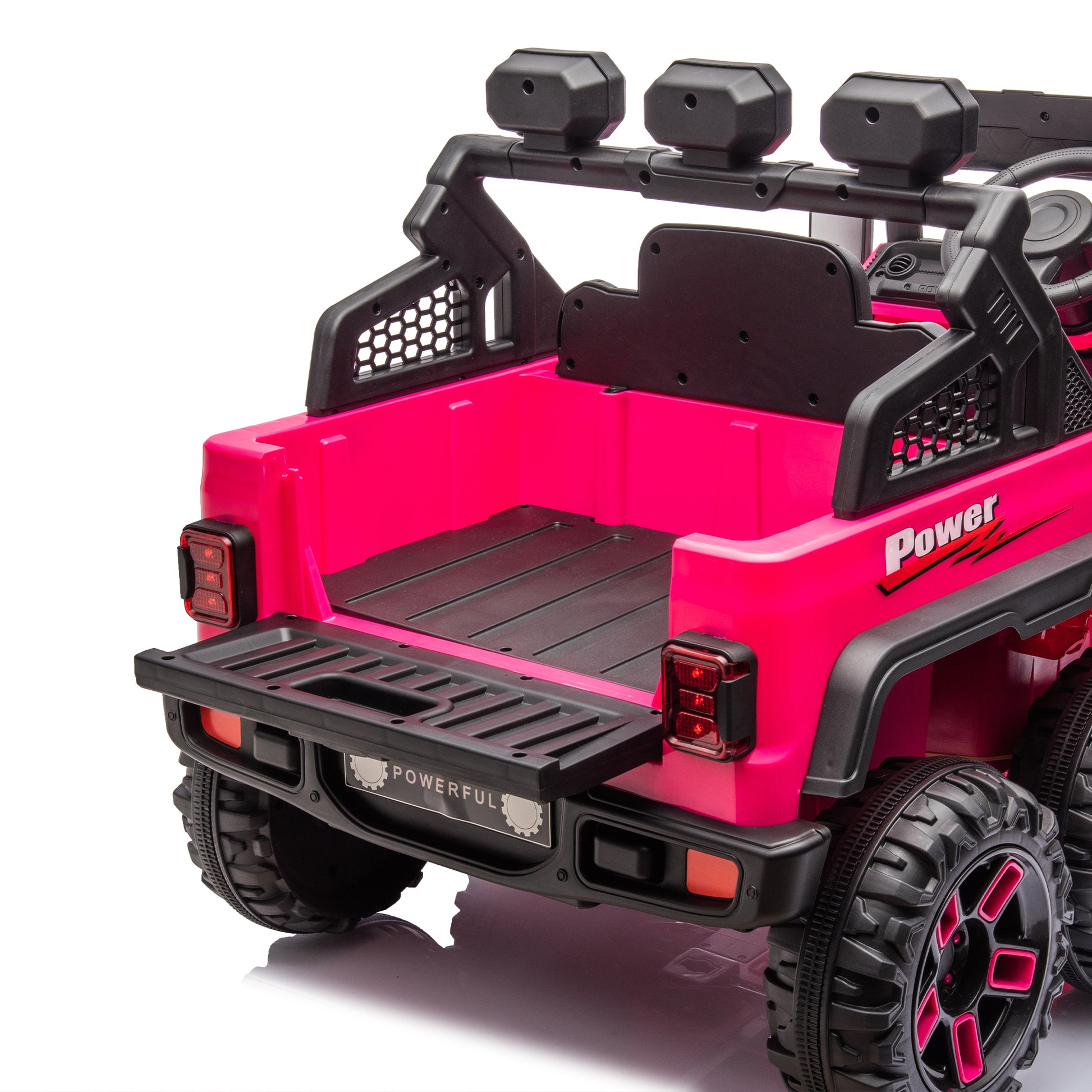 24V Ride On Large PickUp Truck car for Kids,ride On 4WD Toys with Remote Control,Parents Can Assist in Driving,Bluetooth music version,Pickup truck design with spacious storage in the rear. - - Aurelia Clothing