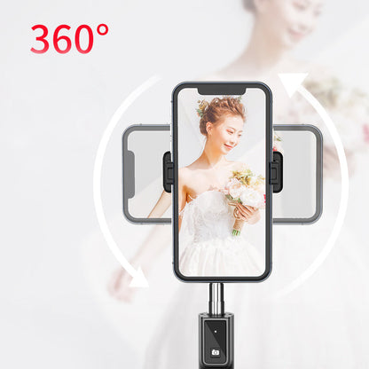 Outdoor Portable With Internet Celebrity Live Selfie Artifact 360° Rotating Shooting Tripod Bluetooth Integrated Selfie Stick - Free Shipping - Aurelia Clothing