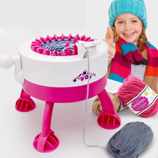 22 Needle Star Cylindrical Knitting Wool Machine Knitting Machine Creative Children's Loom Knitting Sweater Cap Knitting Machine - Free Shipping - Aurelia Clothing