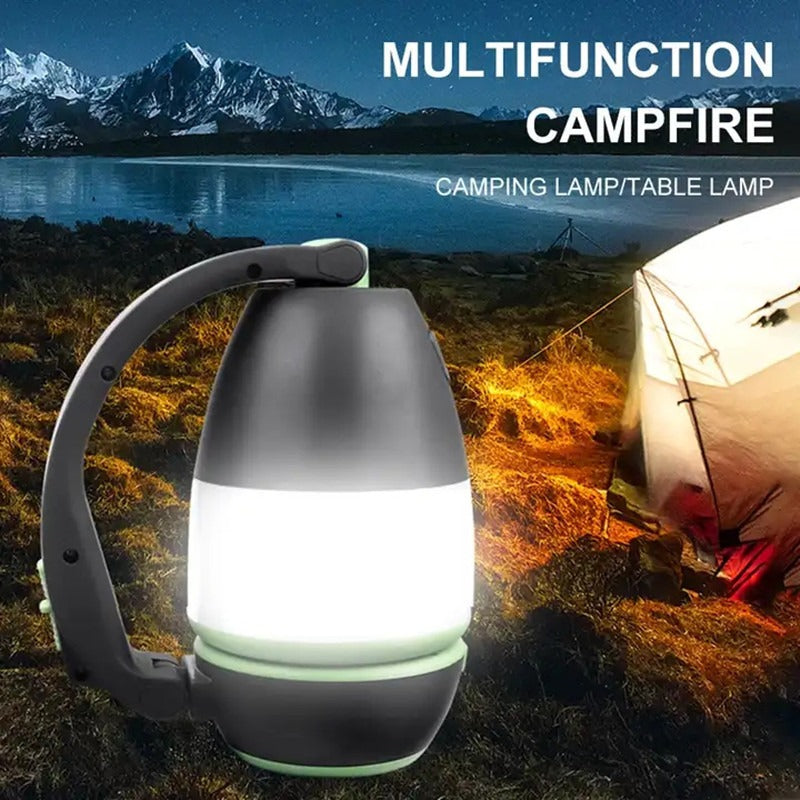 Multi-function LED USB Rechargeable Camping Light/ Lamp Outdoor Hiking Home 3 in1 Flashlight Table Desk Lamp Power Bank - Free Shipping - Aurelia Clothing