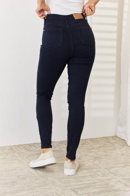 Judy Blue Full Size Garment Dyed Tummy Control Skinny Jeans - Aurelia Clothing