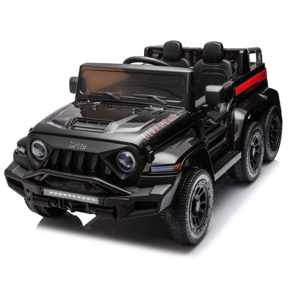 24V Ride On Car for Kids Battery Powered Ride On 4WD Toys with Remote Control,Parents Can Assist in Driving,Music and Lights,Five-Point Safety Belt,Rocking chair mode for back-and-forth swing - Aurelia Clothing