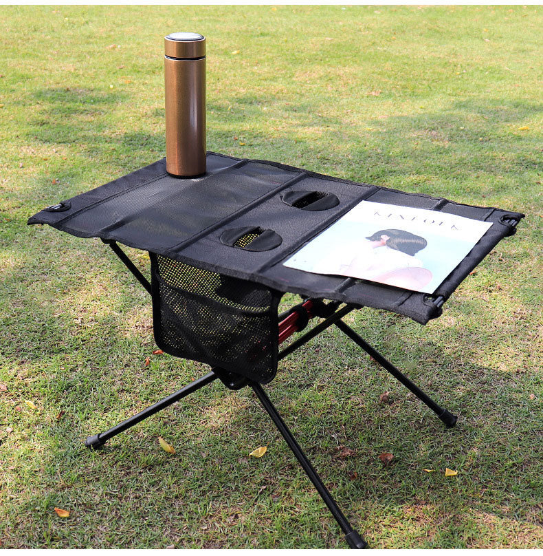 Ultra Light Folding Table Outdoor Camping Camping Car Portable Barbecue Picnic Cup Hole Mobile Phone Bag Small Table - Free Shipping - Aurelia Clothing