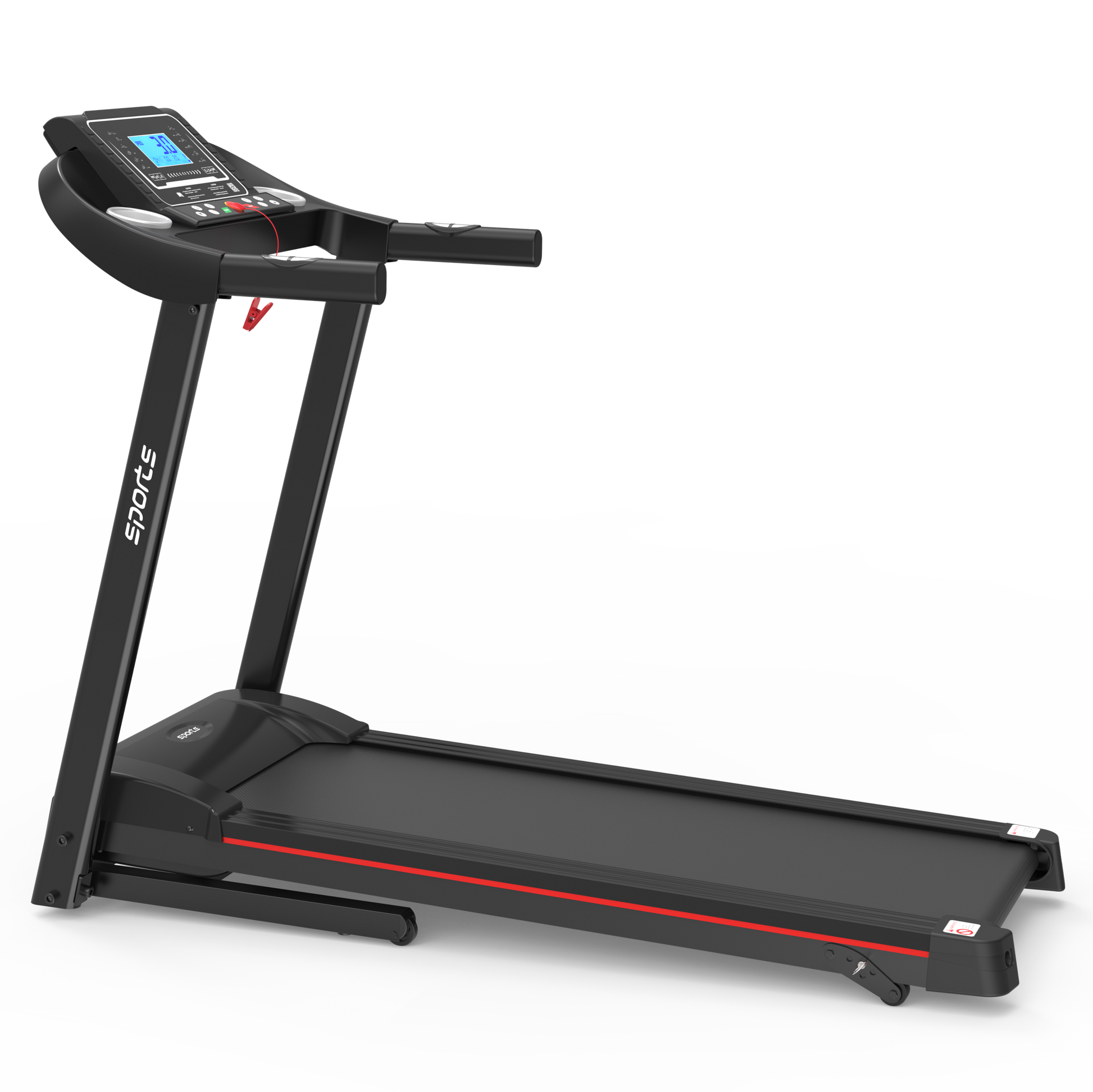 Fitshow App Home Foldable Treadmill with Incline, Folding Treadmill for Home Workout, Electric Walking Running Treadmill Machine 5" LCD Screen 250 LB Capacity Bluetooth Music - Free Shipping - Aurelia Clothing