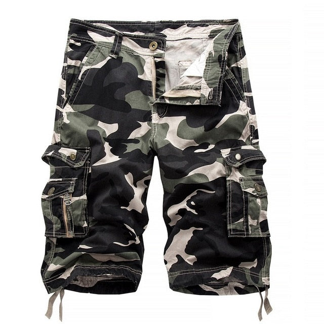 Cargo Shorts Men High Design Camouflage Military Shorts Homme Summer Outwear Hip Hop Casual Cargo Camo Men Shorts - Free Shipping - Aurelia Clothing