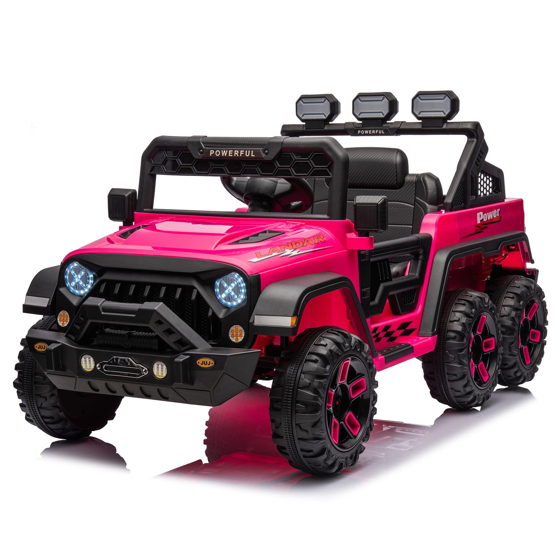 24V Ride On Large PickUp Truck car for Kids,ride On 4WD Toys with Remote Control,Parents Can Assist in Driving,Bluetooth music version,Pickup truck design with spacious storage in the rear. - - Aurelia Clothing