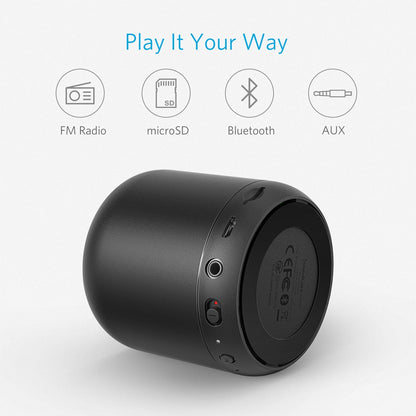 Anker Soundcore mini, Super-Portable Bluetooth Speaker with 15-Hour Playtime, 66-Foot Bluetooth Range, Enhanced Bass Microphone - Free Shipping - Aurelia Clothing