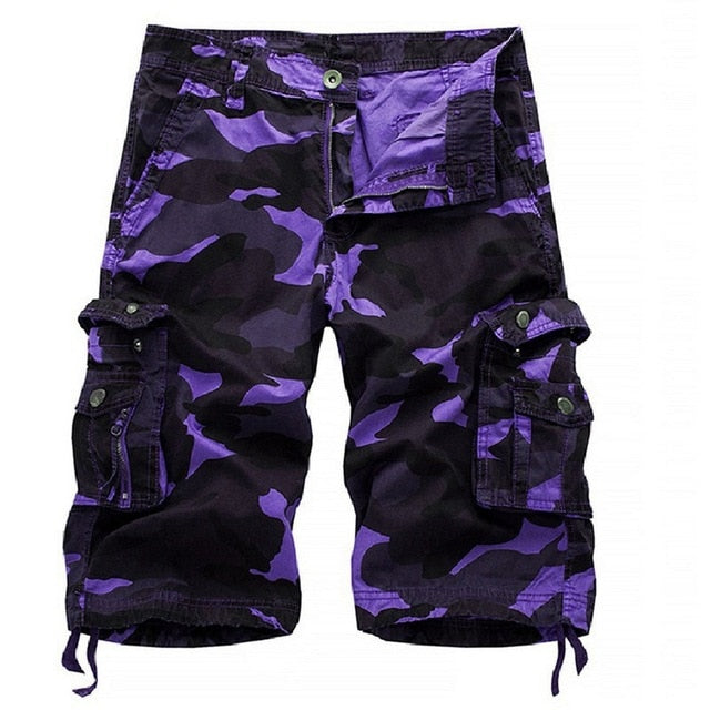 Cargo Shorts Men High Design Camouflage Military Shorts Homme Summer Outwear Hip Hop Casual Cargo Camo Men Shorts - Free Shipping - Aurelia Clothing