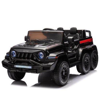 24V Ride On Car for Kids Battery Powered Ride On 4WD Toys with Remote Control,Parents Can Assist in Driving,Music and Lights,Five-Point Safety Belt,Rocking chair mode for back-and-forth swing - Aurelia Clothing