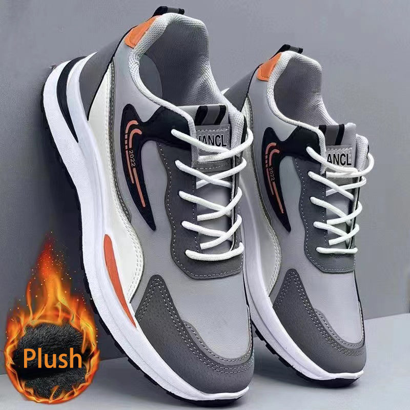 New Large Men's Shoes Sports Casual Shoes Mesh Breathable Shoes Black Men's Shoes - Free Shipping - Aurelia Clothing