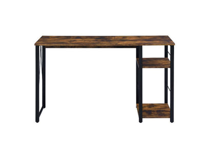 ACME Vadna Writing Desk, Weathered Oak & Black Finish 92765 - Free Shipping - Aurelia Clothing