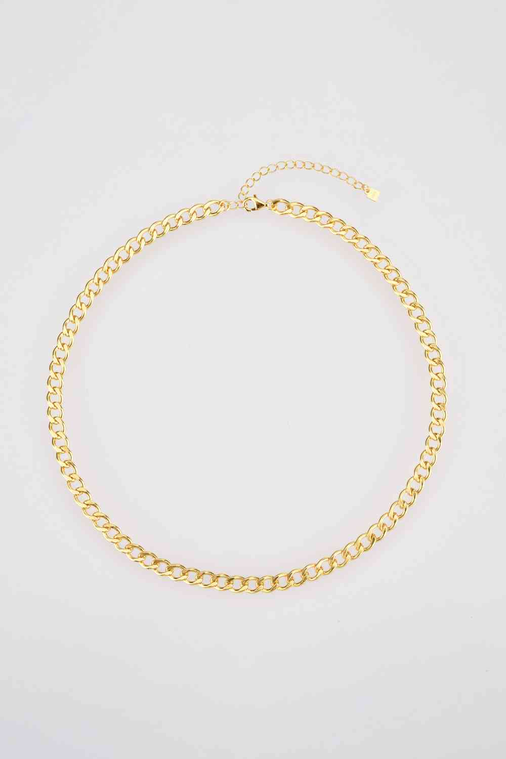 925 Sterling Silver Chain Necklace - Aurelia Clothing