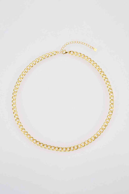 925 Sterling Silver Chain Necklace - Aurelia Clothing