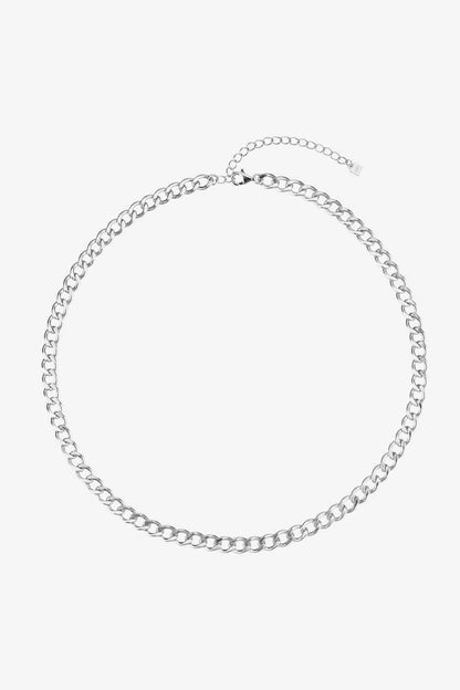 925 Sterling Silver Chain Necklace - Aurelia Clothing