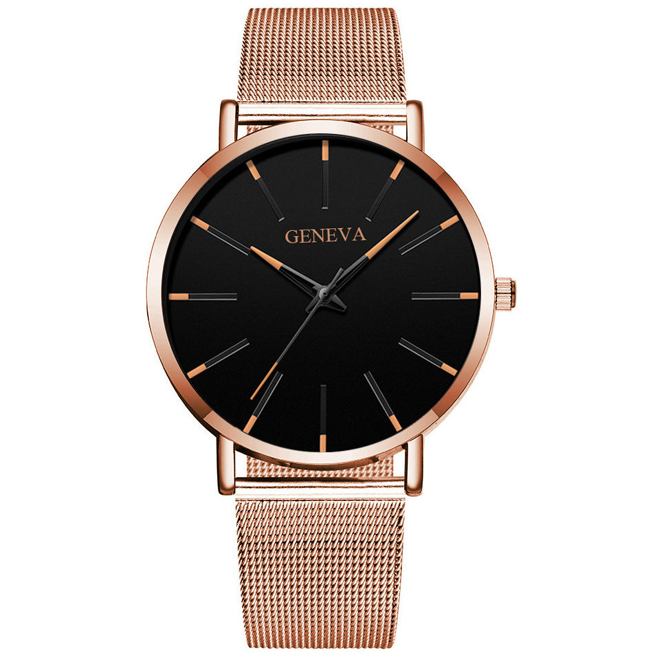 Business Net Belt Quartz Watch - Free Shipping - Aurelia Clothing